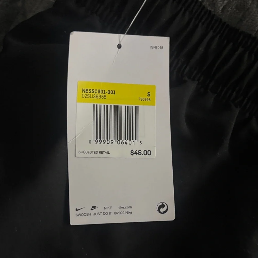 Nike Black Swim Trunks with Logo